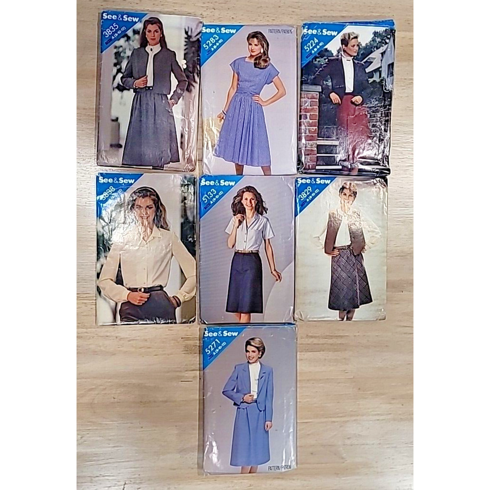 Lot of 31 Sewing Patterns Kwik Sew,Simplicity,McCalls, Butterick,See&Sew, +More - Picture 12 of 13